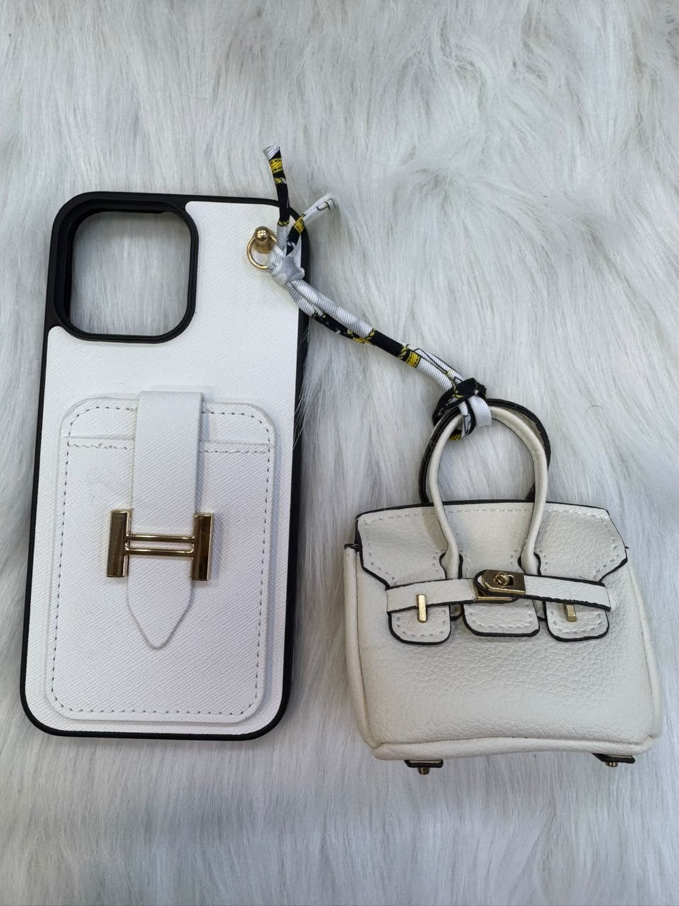 Pochette iPhone Style Hermès + Mini Sac
