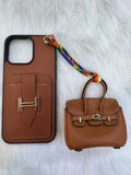 Pochette iPhone Style Hermès + Mini Sac